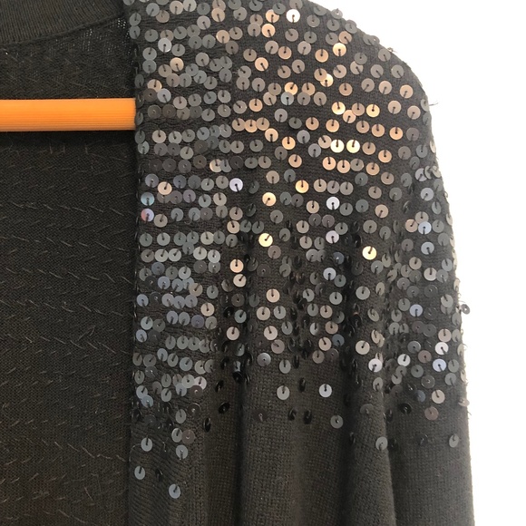 SOLD! 525 america sequin cardigan - Picture 3 of 7